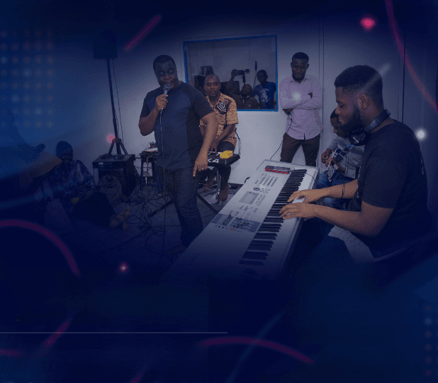 Rehoboth Multimedia Centre band performing